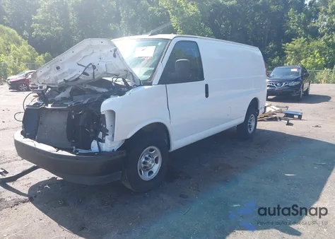 2021 Chevrolet Express Cargo Rwd 2500 Regular Wheelbase Wt из США, поврежденный, VIN 1GCWGAFP0M1222621